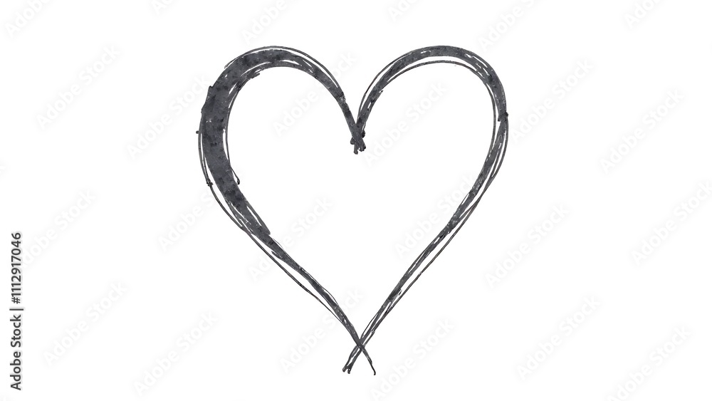 heart drawn in the form of a heart. heart of a heart. sketch Hearts coloring book heart drawn in the form of a heart. heart of a heart. sketch Hearts coloring book