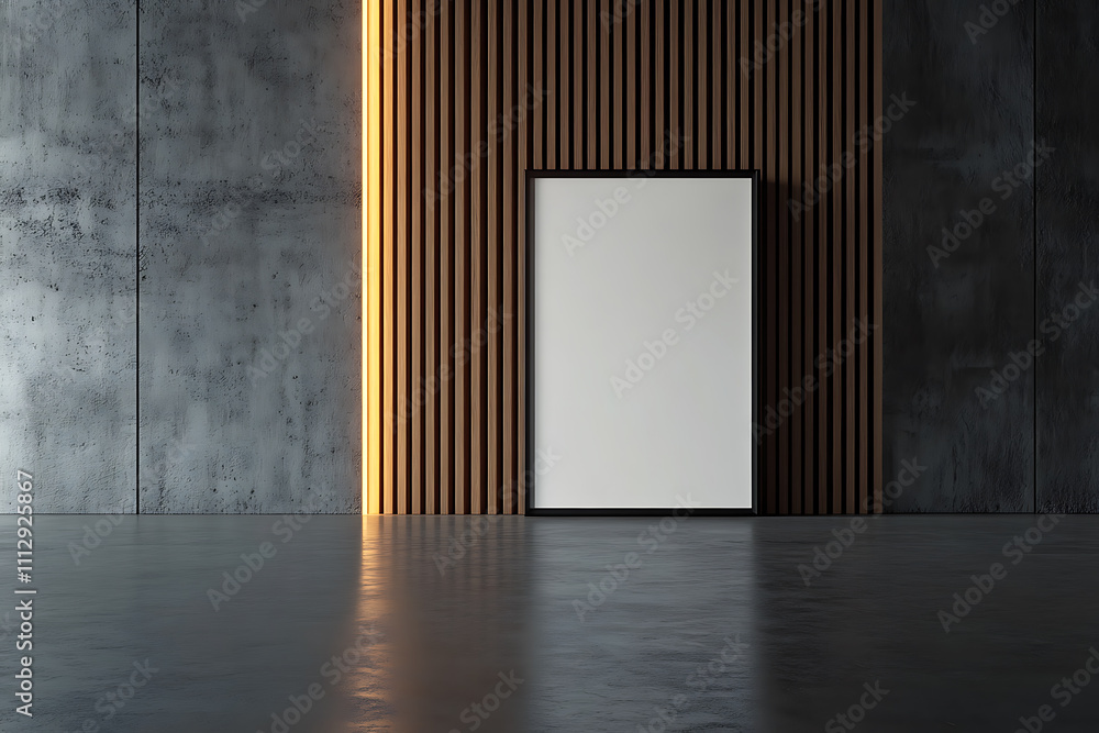 Modern Minimalist Interior Design with Concrete and Wood Modern Minimalist Interior Design with Concrete and Wood