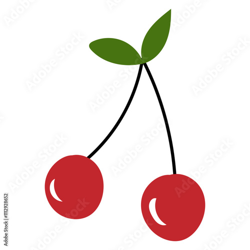 Fresh Fruits Doodles Color