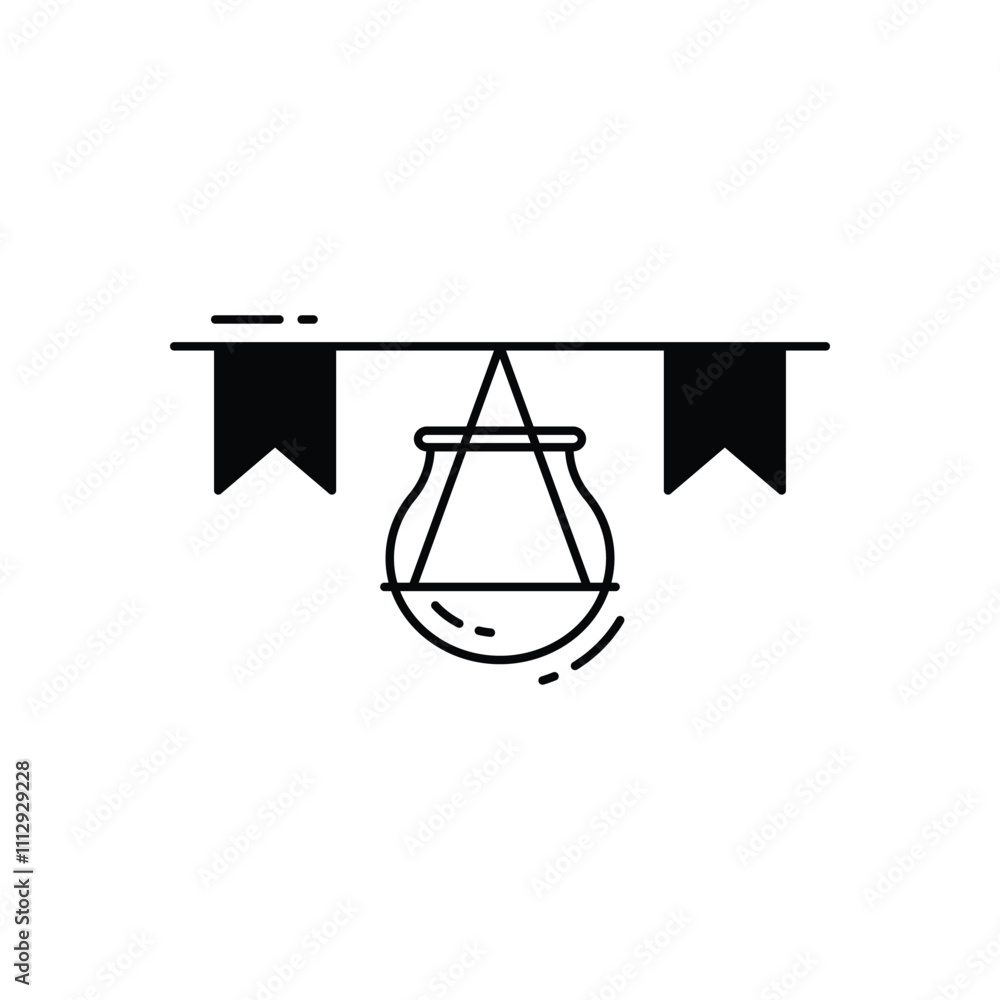 Pot vector icon Pot vector icon
