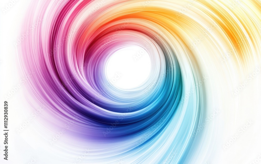 swirling colorful paint on white background swirling colorful paint on white background