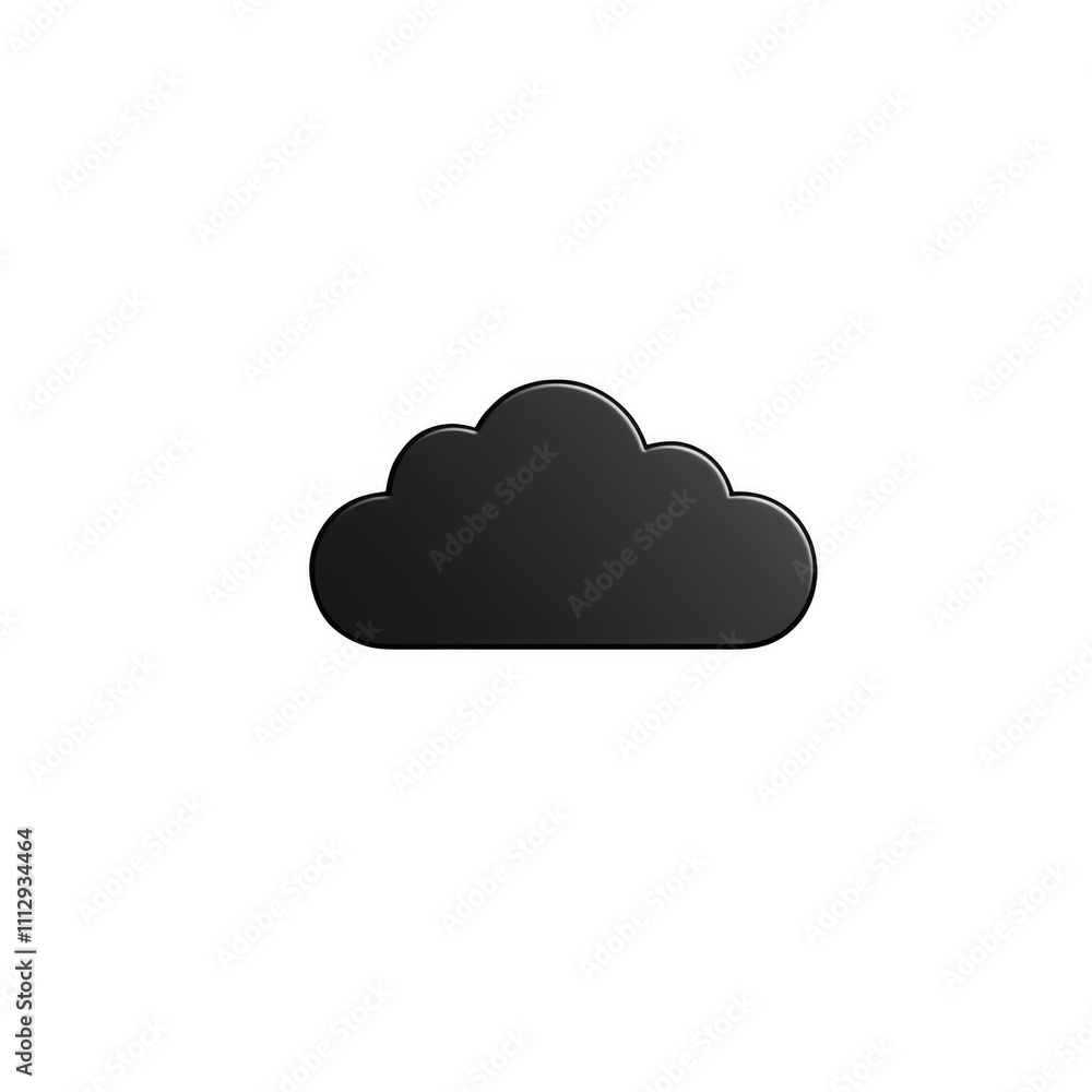 Black Cloud Computing icon png Minimalist flat icon, vector logo style sign clipart on a transparent background Black Cloud Computing icon png Minimalist flat icon, vector logo style sign clipart on a transparent background