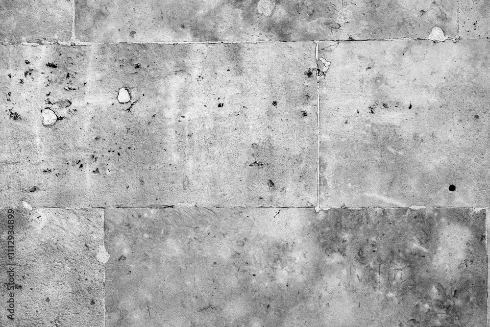 Fototapeta premium Natural stone tiled blocks close up texture background