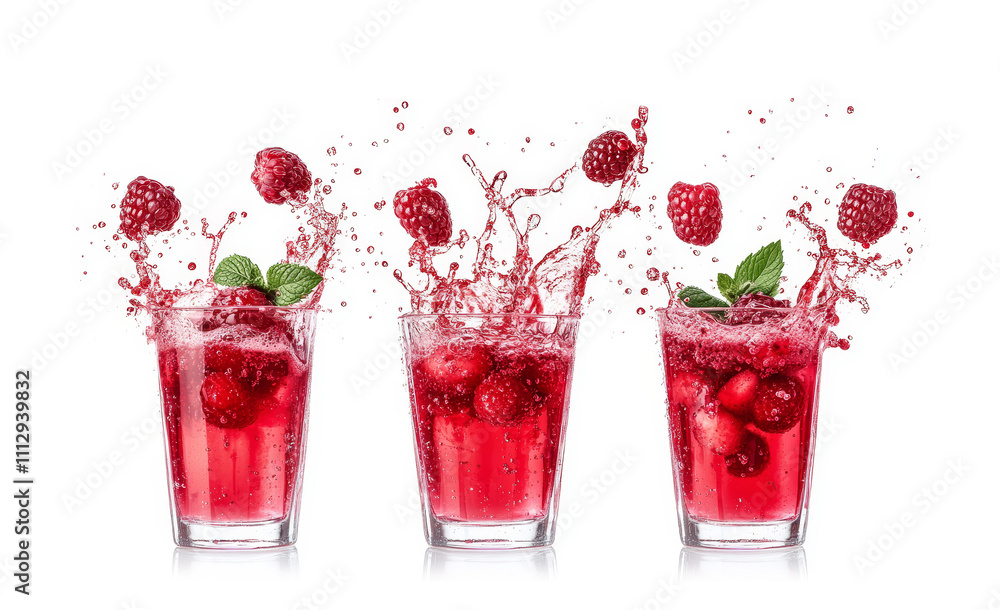 Berry juice splashes, fruit and berry compote splash collection in a glass isolated on white background. Berry juice splashes, fruit and berry compote splash collection in a glass isolated on white background.