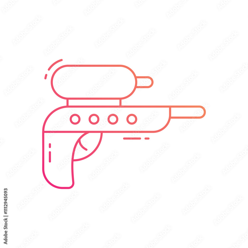 Water gun vector icon Water gun vector icon