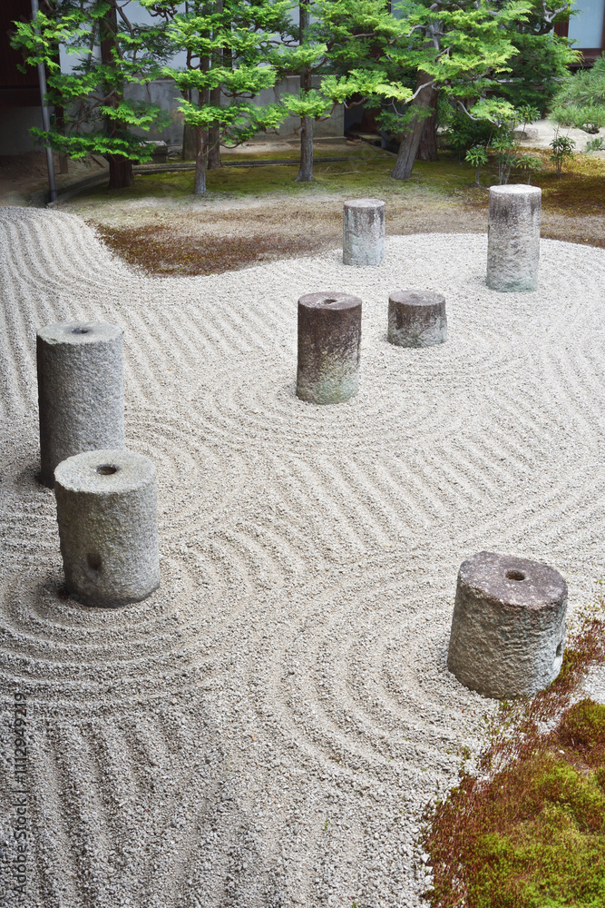Naklejka premium 東福寺の東庭