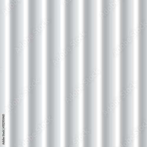 The vector texture of gray metal and corrugated materials forms a unique background