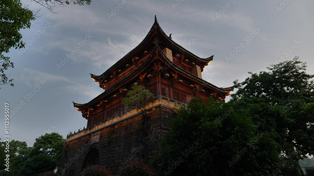 The scenery in Youbu old town in Lanxi Jinhua Zhejiang China. High quality 4k footage The scenery in Youbu old town in Lanxi Jinhua Zhejiang China. High quality 4k footage