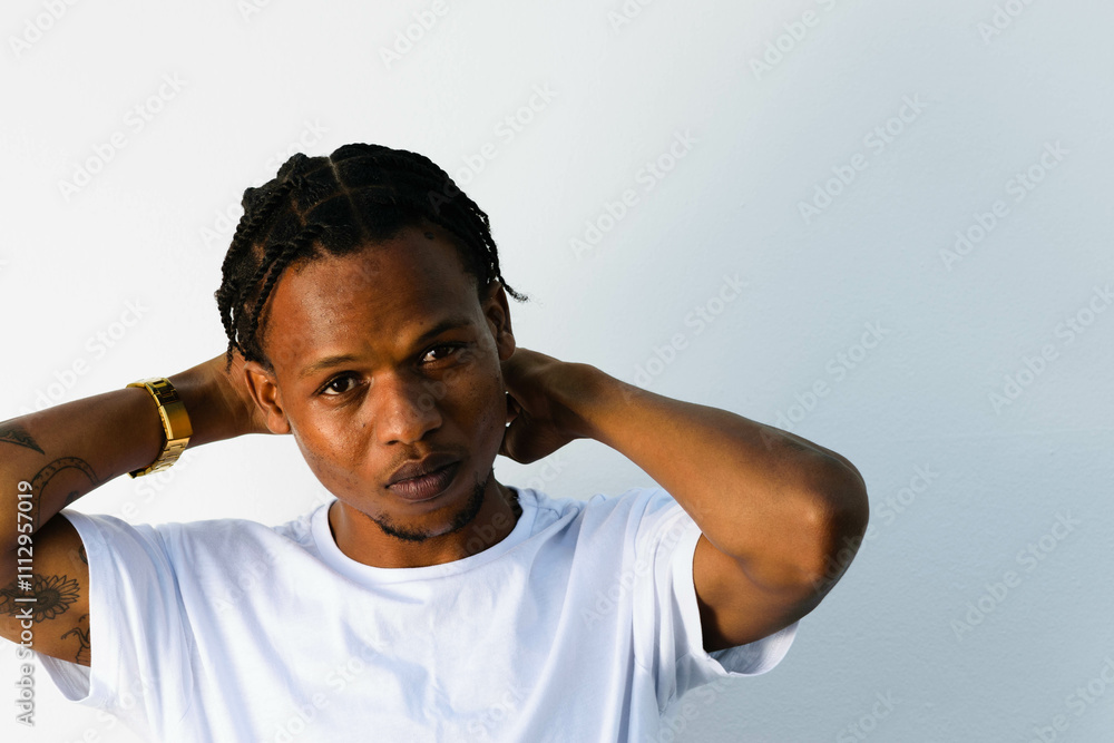 Male portrait in studio Male portrait in studio
