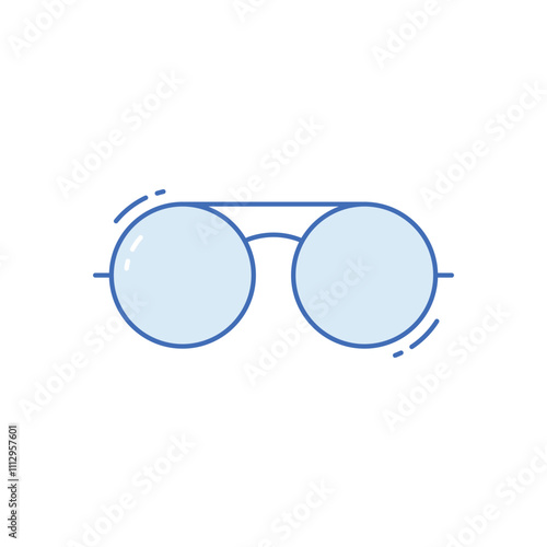 Glasses vector icon