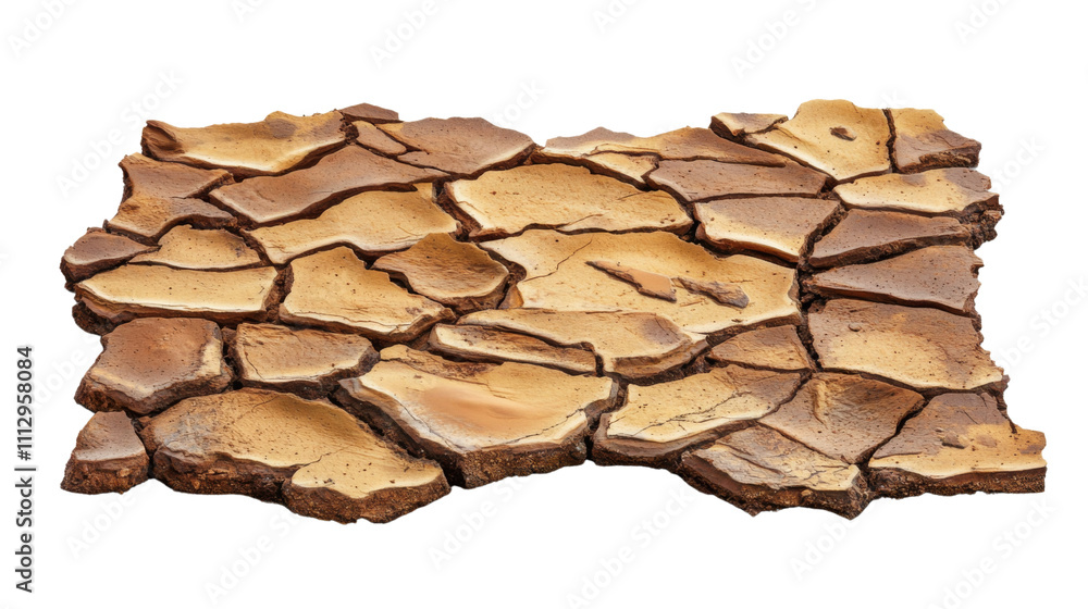 Dry cracked earth transparent background Dry cracked earth transparent background