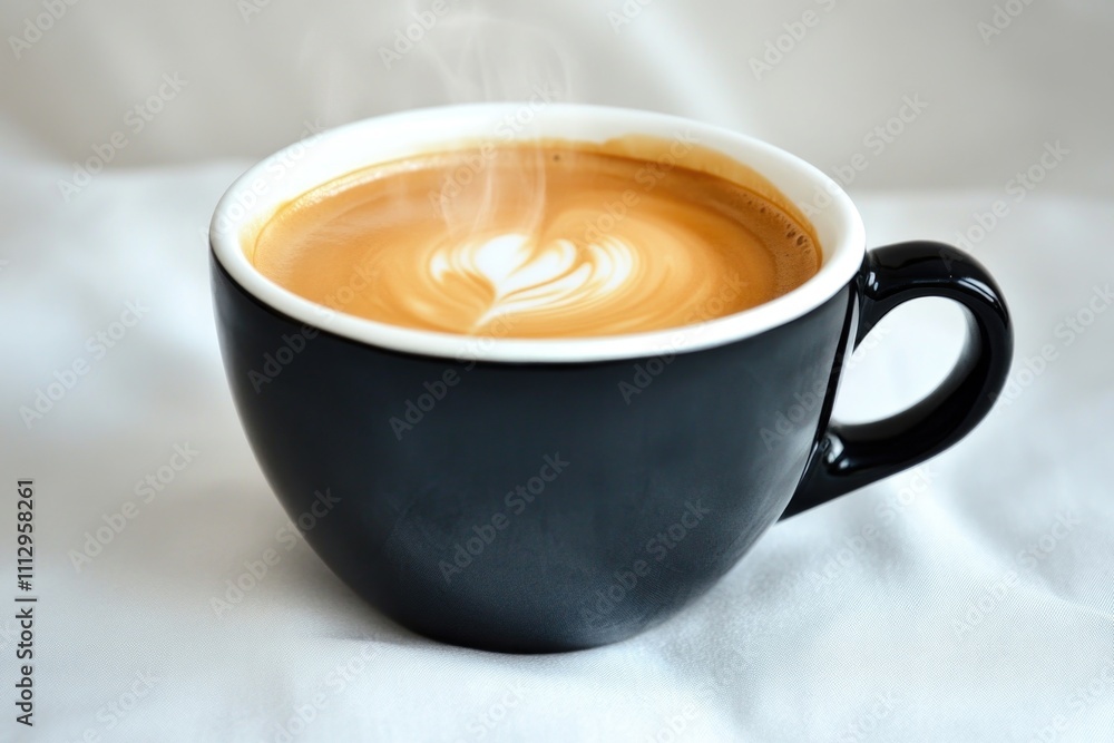 A steaming hot cup of coffee with steam rising out of it, perfect for a cozy morning or afternoon pick-me-up A steaming hot cup of coffee with steam rising out of it, perfect for a cozy morning or afternoon pick-me-up