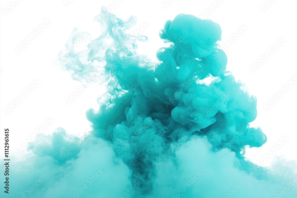 A cloudy mass of blue smoke fills the air A cloudy mass of blue smoke fills the air