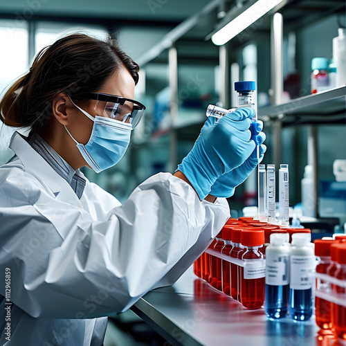 Immunologist studying the immune response to new vaccines, with a focus on cell-mediated immunity