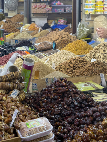 Legumbres en un mercado