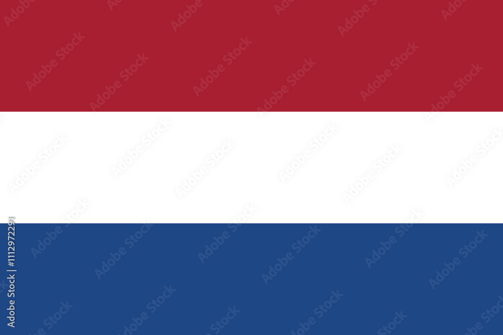 Netherlands flag in official colors, dimensions and aspect ratio. Vector flag symbolizing national pride, identity, heritage, patriotism and authority Netherlands flag in official colors, dimensions and aspect ratio. Vector flag symbolizing national pride, identity, heritage, patriotism and authority