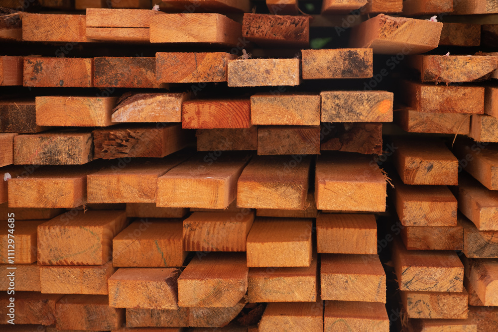 Detail wooden planks. Air-drying timber stack. Wood air drying . seasoning lumber or wood seasoning Detail wooden planks. Air-drying timber stack. Wood air drying . seasoning lumber or wood seasoning