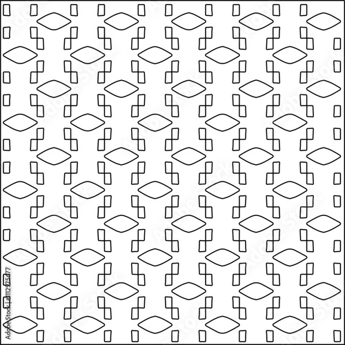 Abstract shapes.Patterns from lines.White wallpaper. Vector graphics for design, textile, decoration, cover, wallpaper, web background, wrapping paper, fabric, packaging. Repeating pattern.