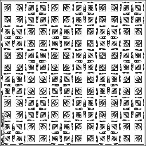 Abstract shapes.Patterns from lines.White wallpaper. Vector graphics for design, textile, decoration, cover, wallpaper, web background, wrapping paper, fabric, packaging. Repeating pattern.