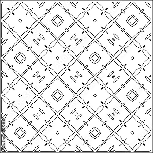 Abstract shapes.Patterns from lines.White wallpaper. Vector graphics for design, textile, decoration, cover, wallpaper, web background, wrapping paper, fabric, packaging. Repeating pattern.