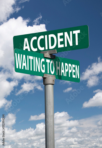 accident sign