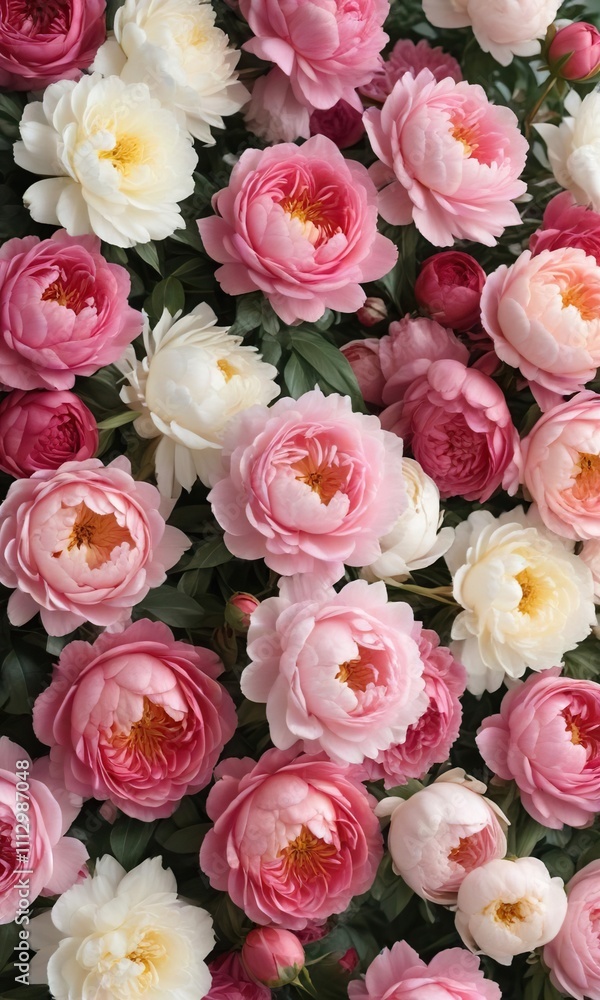 Backdrop of watercolor roses and peonies in full bloom, roses, watercolor, full bloom Backdrop of watercolor roses and peonies in full bloom, roses, watercolor, full bloom