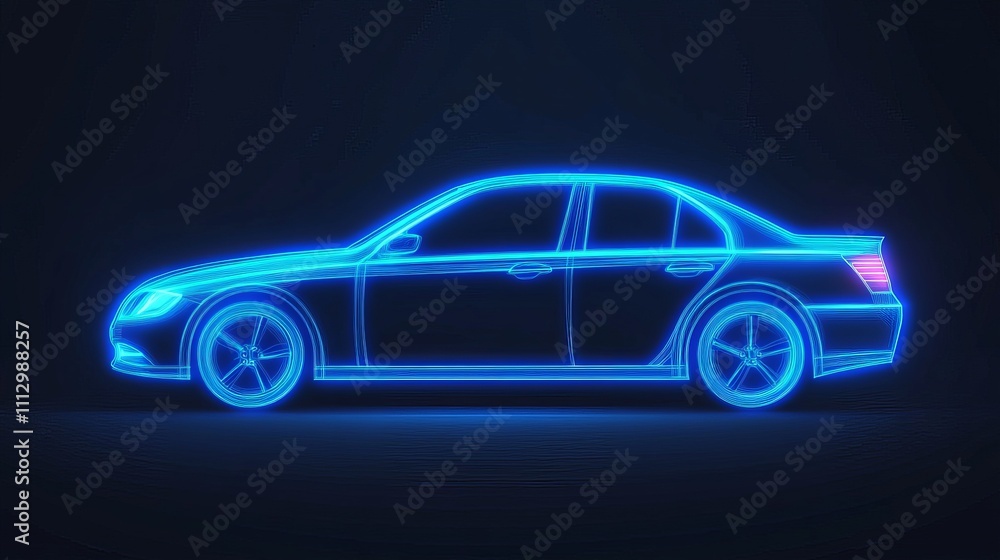 A minimalist side profile silhouette of a sleek, modern car.
A minimalist side profile silhouette of a sleek, modern car.