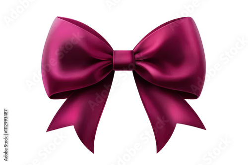 Luxurious bow with a silky sheen