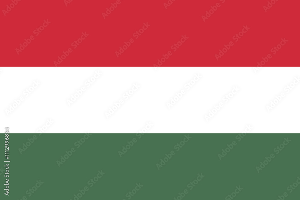 Hungary flag in official colors, dimensions and aspect ratio. Vector flag symbolizing national pride, identity, heritage, patriotism and authority Hungary flag in official colors, dimensions and aspect ratio. Vector flag symbolizing national pride, identity, heritage, patriotism and authority