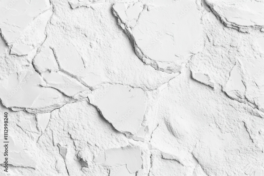 Fototapeta premium Natural white snow background, winter powder texture