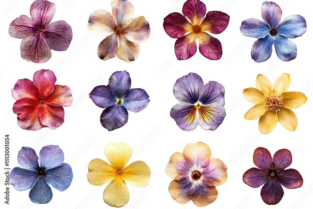 An elegant collection of purple and yellow flowers for nature lovers An elegant collection of purple and yellow flowers for nature lovers