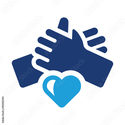Helping hand icon