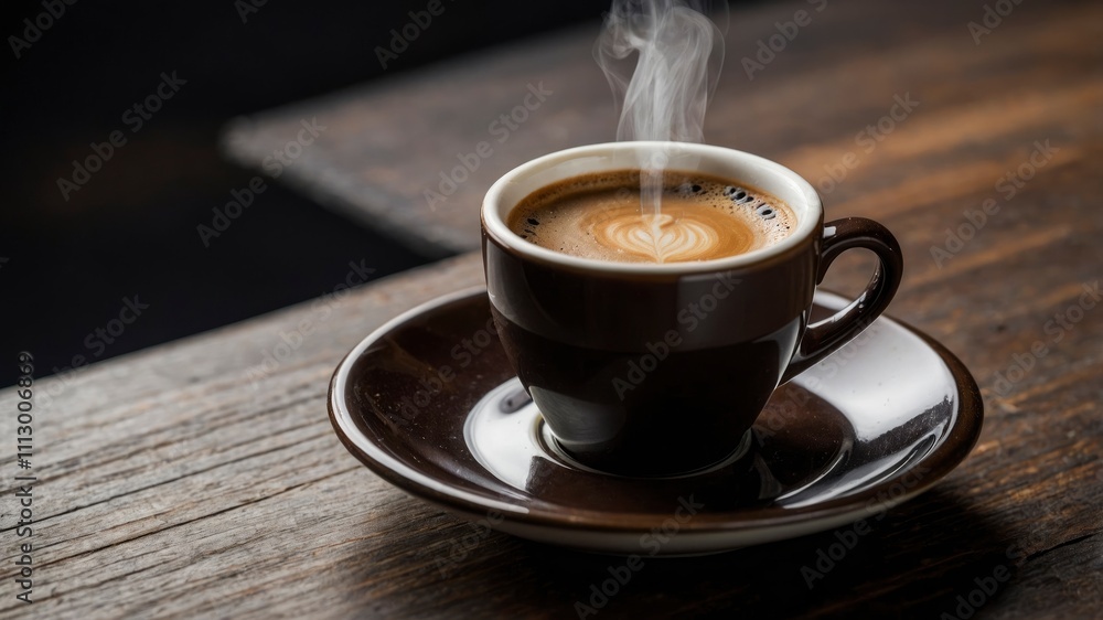 Fresh cup of espresso Fresh cup of espresso