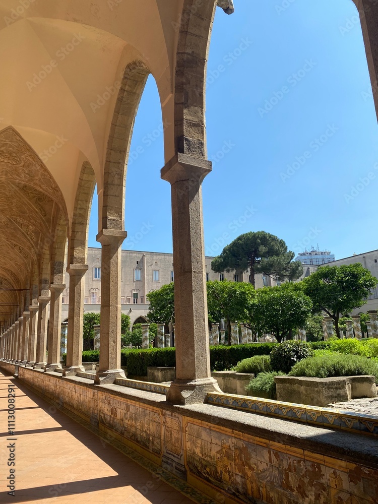 Obraz premium garden in basilica 