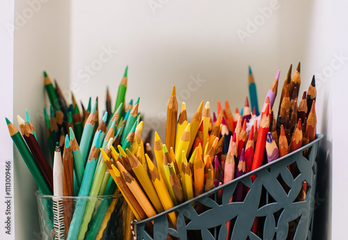 Different color pencils