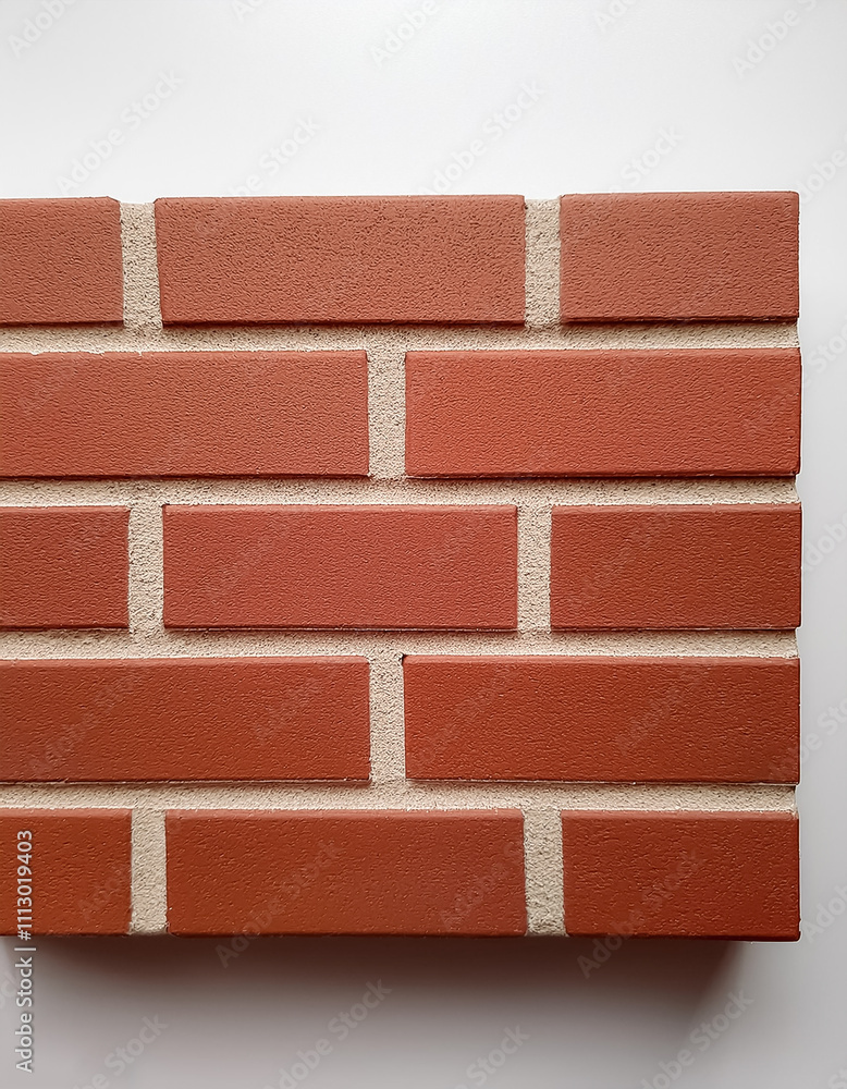 Obraz premium A fragment of a brick pattern