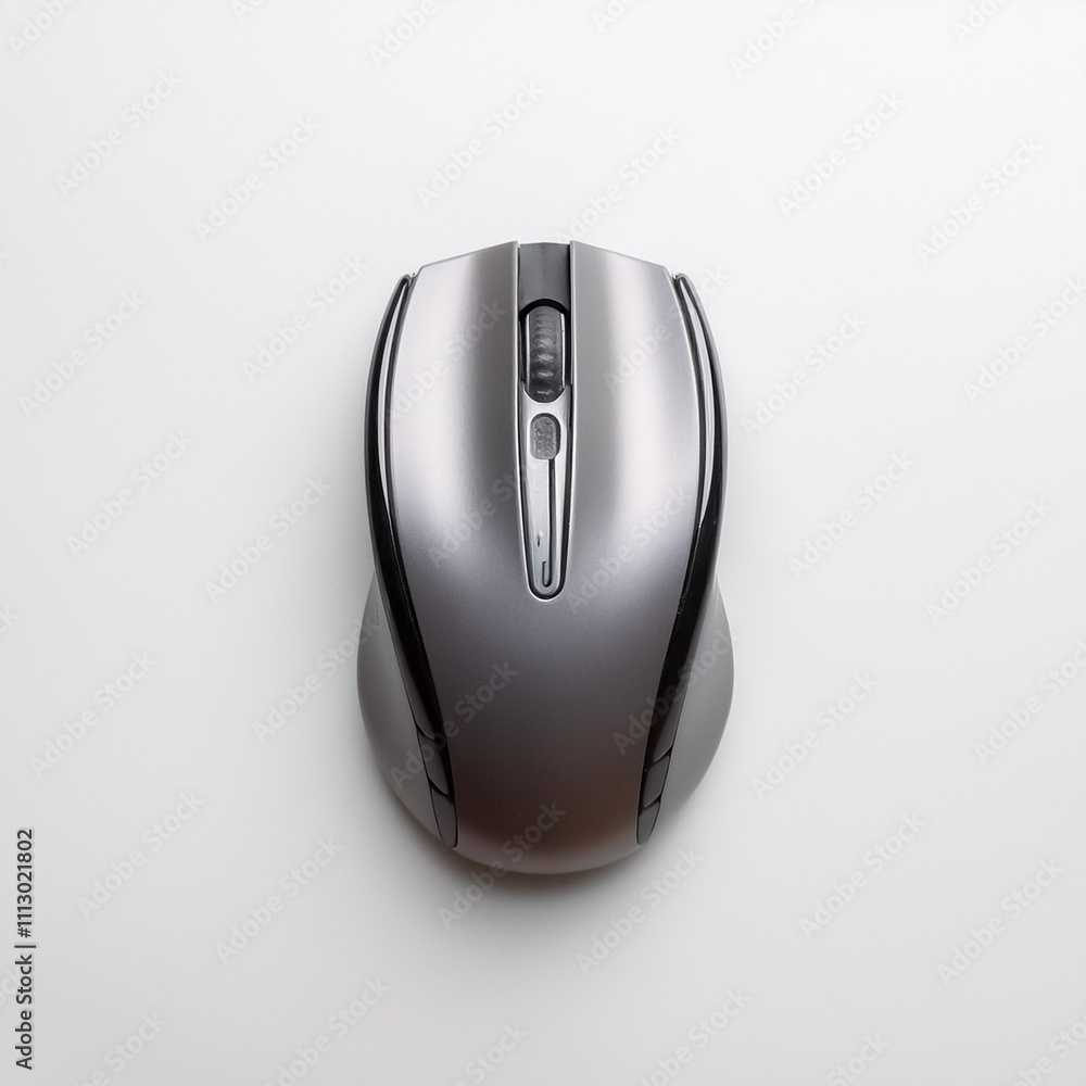 a computer mouse on white a computer mouse on white