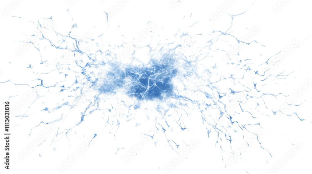 Electric spark burst transparent background Electric spark burst transparent background