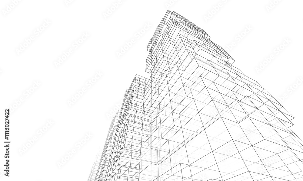 Abstract architectural background 3d rendering Abstract architectural background 3d rendering