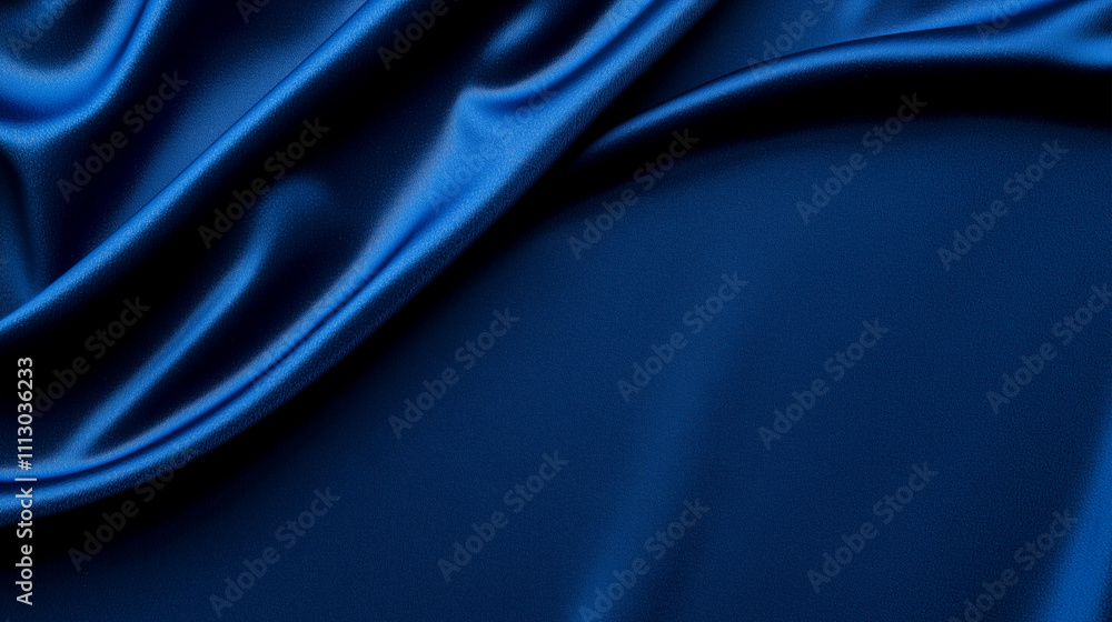 Fototapeta premium blue silk background