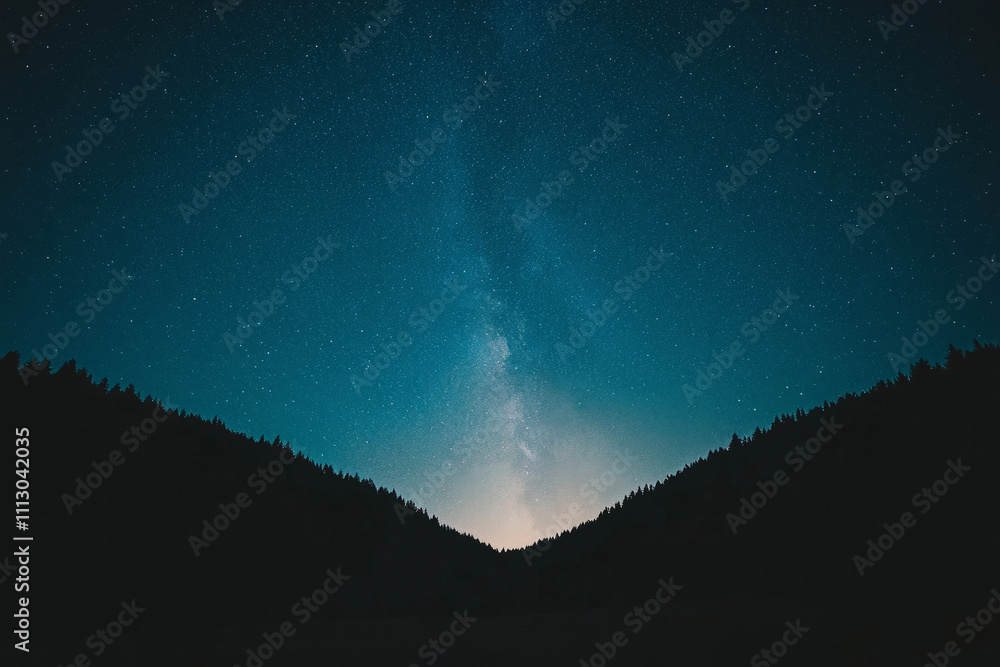 A dark sky with a few stars and a bright moon A dark sky with a few stars and a bright moon