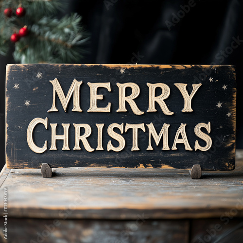 no sign on wooden background