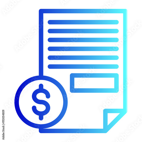 Financial Document Icon