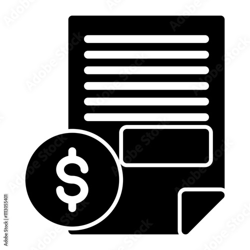 Financial Document Icon