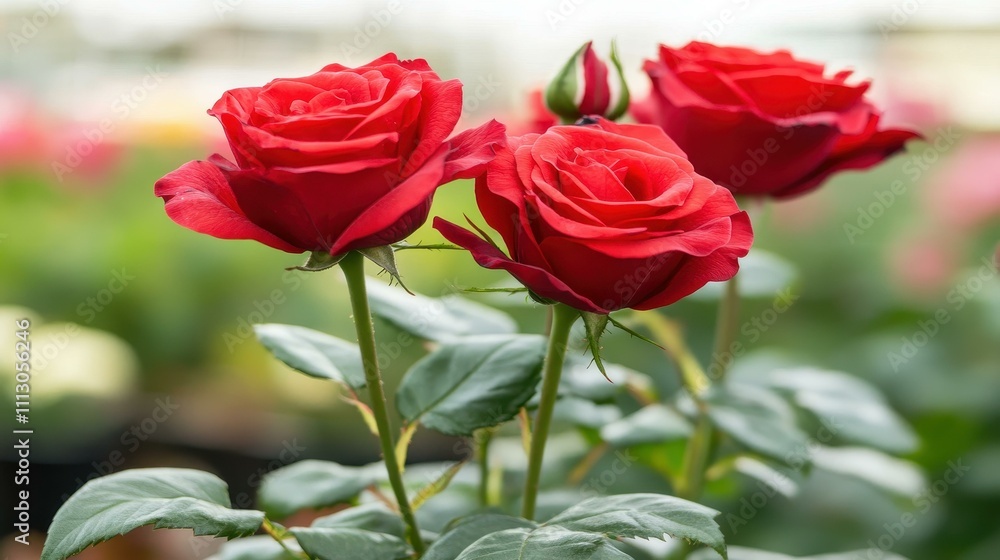 Stunning closeup of vibrant red roses with a beautifully blurred backdrop that enhances their rich colors and details. Stunning closeup of vibrant red roses with a beautifully blurred backdrop that enhances their rich colors and details.