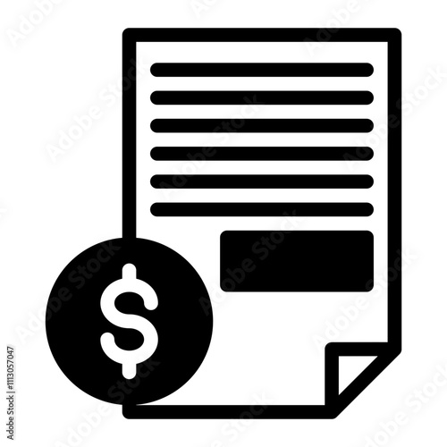 Financial Document Icon