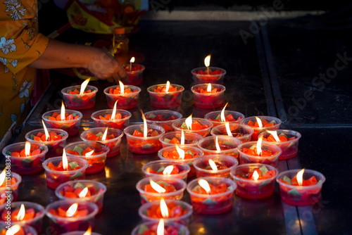 Chinese Buddhist offerings photo