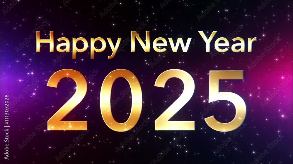 2025 New Year Loop Video Material 2025 New Year Loop Video Material