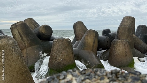 Beach in winter series