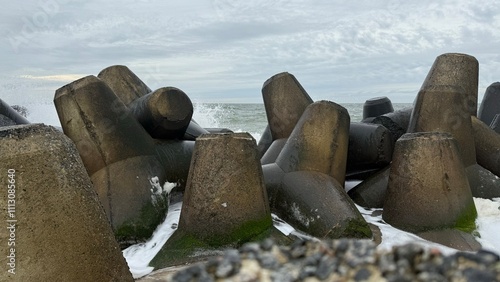 Beach in winter series